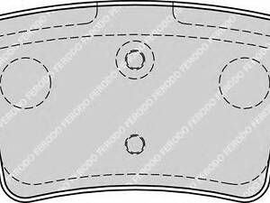 Тормозные колодки дисковые FERODO FDB1973 на CITROËN C4 Picasso I (UD_)