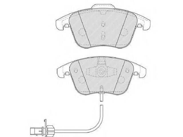 Гальмівні колодки дискові FERODO FDB4045 на AUDI A5 (8T3)
