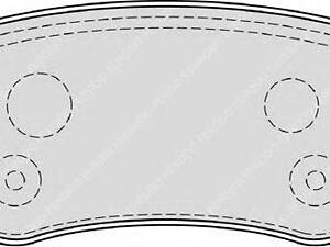 Гальмівні колодки дискові FERODO FDB4182 на RENAULT MEGANE III купе (DZ0/1_)