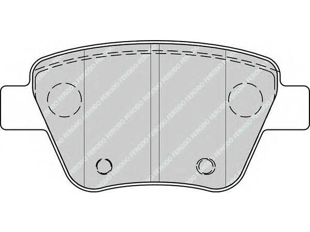 Тормозные колодки дисковые FERODO FDB4316 на VW VENTO IV (162, 163)