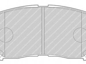 Тормозные колодки дисковые FERODO FDB4357 MAZDA CX-5 (KE, GH)