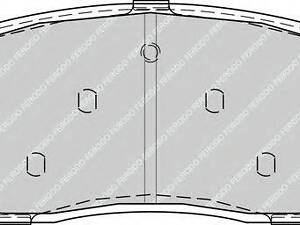 Тормозные колодки дисковые FERODO FDB4365 MAZDA CX-7 (ER)