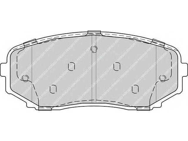 Гальмівні колодки дискові FERODO FDB4365 на MAZDA CX-7 (ER)