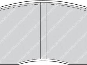 Гальмівні колодки дискові FERODO FDB759 на MITSUBISHI COLT Mk III (C5_A)