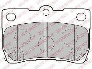 Тормозные колодки дисковые LEXUS GS300IS250 R 05 DELPHI LP2130 на LEXUS IS II седан (GSE2_, ALE2_, USE2_)