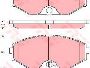 Тормозные колодки дисковые NISSAN CefiroMaxima QXQX TRW GDB3273 на INFINITI J30