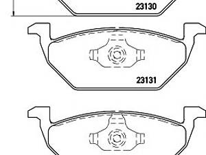 Гальмівні колодки дискові перед. Audi A3 1.9TDI 96-/Skoda Octavia 1.4-1.9TDI/ 2.0I 00- 8DB 355 008-551