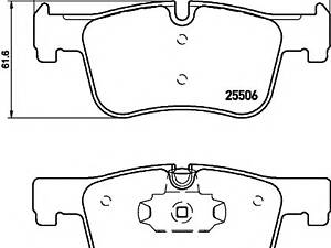 Гальмівні колодки дискові перед. BMW 3 (F30/F31) 12-/1 118 (F20) 10- 8DB 355 019-771