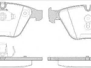 Тормозные колодки передние. BMW 5(E60) 03-/7 (E65/E66) 3.0-6.0 02-