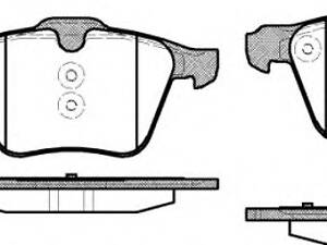 Гальмівні колодки дискові перед. Ford Galaxy 06-, Mondeo 07-,Volvo S80,V70 1217 00