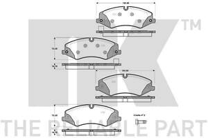 Гальмівні колодки дискові перед. Land Rover /Range Rover III/ Range Rover Sport 4.4Td-5.0V8 04.09-