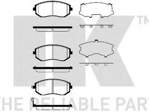 Тормозные колодки дисковые перед. Subaru Forester/Legacy 03-/Outback 04- AWD