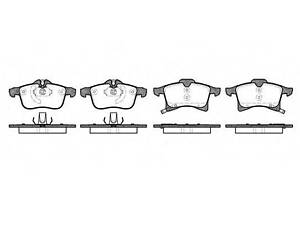 Гальмівні колодки дискові ROADHOUSE 2103602 на VAUXHALL MERIVA Mk II (B)