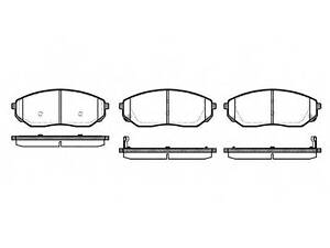 Гальмівні колодки дискові ROADHOUSE 2104102 на KIA SORENTO I (JC)