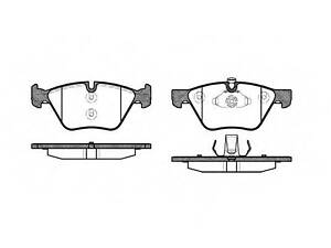 Тормозные колодки дисковые ROADHOUSE 2105200 на BMW 5 (F10, F18)