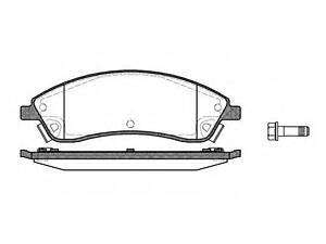 Тормозные колодки дисковые ROADHOUSE 2108608 на CADILLAC SRX.