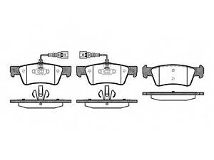 Тормозные колодки дисковые ROADHOUSE 2118702 на VW TOUAREG (7LA, 7L6, 7L7)