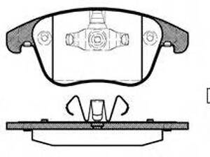 Тормозные колодки дисковые ROADHOUSE 2121911 на AUDI A5 (8T3)