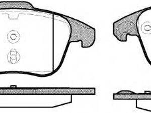 Тормозные колодки дисковые ROADHOUSE 2124900 на CITROËN C4 II (B7)