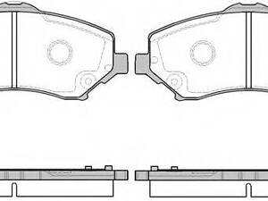 Тормозные колодки дисковые ROADHOUSE 2125902 на DODGE JC