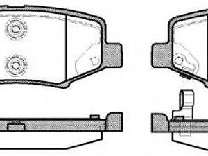 Тормозные колодки дисковые ROADHOUSE 2126402 на JEEP WRANGLER III (JK)