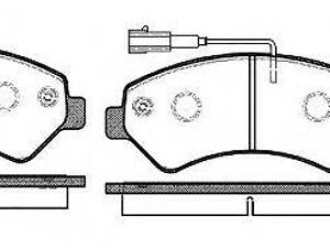 Тормозные колодки дисковые ROADHOUSE 2127512 на FIAT DUCATO фургон (250, 290)