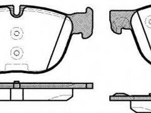 Тормозные колодки дисковые ROADHOUSE 2129700 на BMW X5 (E70)