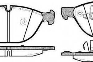 Тормозные колодки дисковые ROADHOUSE 2129800 на BMW X5 (E70)