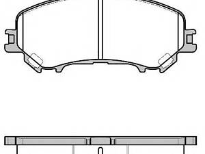 Гальмівні колодки дискові ROADHOUSE 2131822 на NISSAN QASHQAI (J11, J11_)