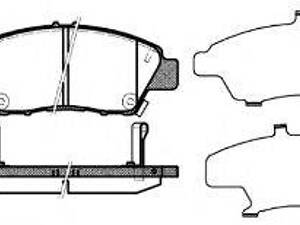 Гальмівні колодки дискові ROADHOUSE 2135802 на HONDA FIT III (GE)