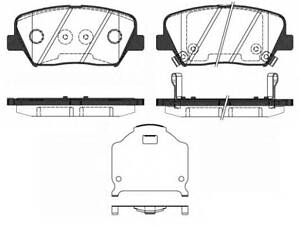 Гальмівні колодки дискові ROADHOUSE 2141202 на KIA SORENTO II (XM)