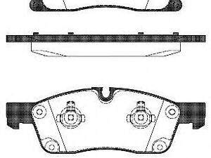 Тормозные колодки дисковые ROADHOUSE 2143010 на MERCEDES-BENZ M-CLASS (W166)