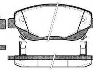 Тормозные колодки дисковые ROADHOUSE 2145302 на TOYOTA AVENSIS седан (ZRT27, ADT27)