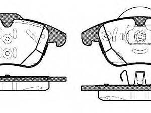 Тормозные колодки дисковые ROADHOUSE 2148200 на LAND ROVER RANGE ROVER EVOQUE (LV)