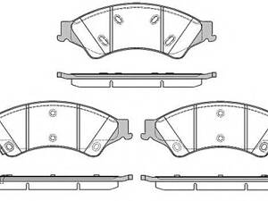 Тормозные колодки дисковые ROADHOUSE 2152402 на FORD RANGER (TKE)