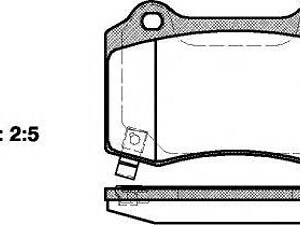 Тормозные колодки дисковые ROADHOUSE 243454 на CHRYSLER 300 C седан (LX)