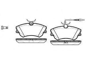 Тормозные колодки дисковые ROADHOUSE 263802 на RENAULT ESPACE Mk III (JE0_)