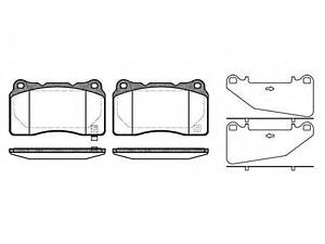 Тормозные колодки дисковые ROADHOUSE 266632 на MITSUBISHI LANCER Mk VI (CJ-CP_)