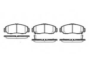 Гальмівні колодки дискові ROADHOUSE 274712 на HONDA LEGEND Mk III (KA9)