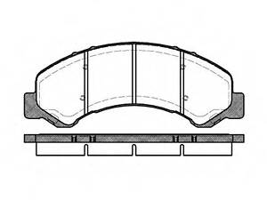 Гальмівні колодки дискові ROADHOUSE 276300 на ISUZU N-Serie
