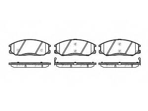 Тормозные колодки дисковые ROADHOUSE 277102 на HYUNDAI TRAJET (FO)