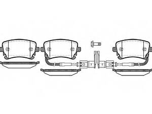 Гальмівні колодки дискові ROADHOUSE 289702 на AUDI A5 (8T3)