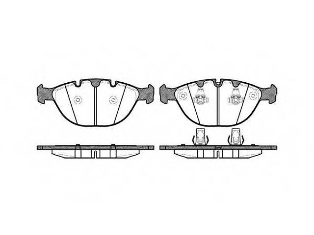 Тормозные колодки дисковые ROADHOUSE 295800 на BMW X5 (E53)