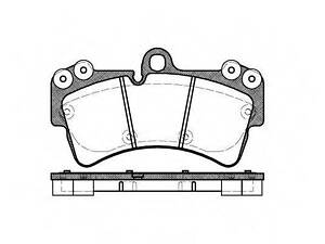 Тормозные колодки дисковые ROADHOUSE 299500 на AUDI Q7 (4L)