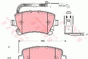 Гальмівні колодки дискові VOLKSWAGEN Phaeton