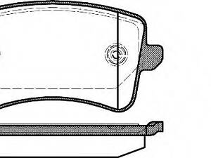 Гальмівні колодки дискові зад. AUDI A4 ALLROAD B8, A4 B8, A5, Q5 1.8-4.2 06.07-05.17