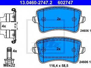 Тормозные колодки дисковые зад. AUDI A4 ALLROAD B8, A4 B8, A5, Q5 1.8-4.2 06.07-05.17