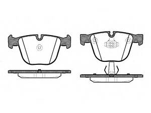 Тормозные колодки дисковые зад. BMW E60/65/X5 (E70, F15),/X6 (E71, E72) 3.0-4.4 08-