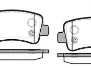 Гальмівні колодки дискові зад. Opel Movano Renault Master III 2.3Dci/2.3Cdti 05.10- 1439 01