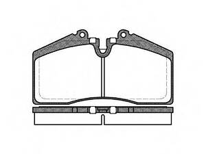 Гальмівні колодки дискові ROADHOUSE 228800 на PORSCHE 944